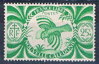 New Caledonia 254 Unused Kagu bird (N0571)+