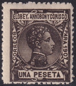 Elobey Annobon & Corisco 1907 Sc 49 MLH*