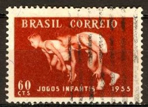 Brazil; 1955: Sc. # 823: Used Cpl. Set