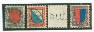 Switzerland #B15-7  Single (Complete Set) (Perfin)