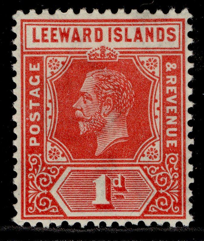 LEEWARD ISLANDS GV SG83, 1d bright scarlet, M MINT. Cat £40. DIE I