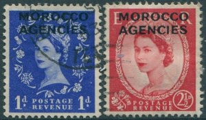 Morocco Agencies 1952 SG102-105 QEII (2) FU (amd)