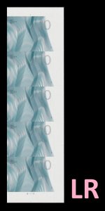 US 4720 Waves of Color Ten Dollars $10 plate strip 5 LR MNH 2012