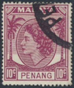 Penang   Malaya  SC#  35 Used  see details & scans