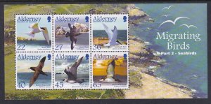 Alderney 214a Birds Souvenir Sheet MNH VF