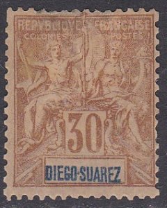 Diego Suarez Sc #46 Mint Hinged