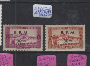 ALGERIA  (P0303B)   2 TELEGRAPH STAMPS  MNH