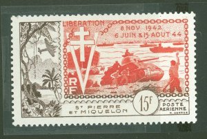 St. Pierre & Miquelon #C19 Unused Single