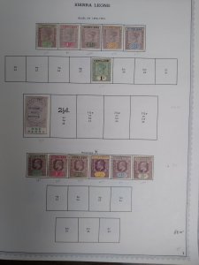 collection on pages Sierra Leone to 1963 IN: CV $420