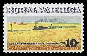 PCBstamps   US #1506 10c Rural American - Wheat, MNH, (23)