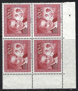 Germany Berlin 9NB20 MNH BLOCK OF 4 [D3]-2