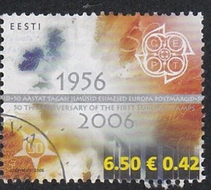 Estonia # 529, Europa Stamps 50th Anniversary, Used