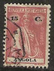 Angola, 158R  used, . 1924,   (a565).