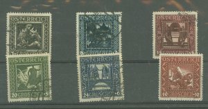 Austria #B71-76 Used Single (Complete Set)
