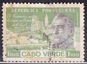 Cape Verde 297 Used 1954 Founding of San Paulo, Brazil