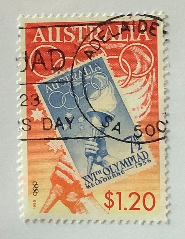 Australia 1999 Scott 1733  used - $1.20,  Olympic Torch Commemoration