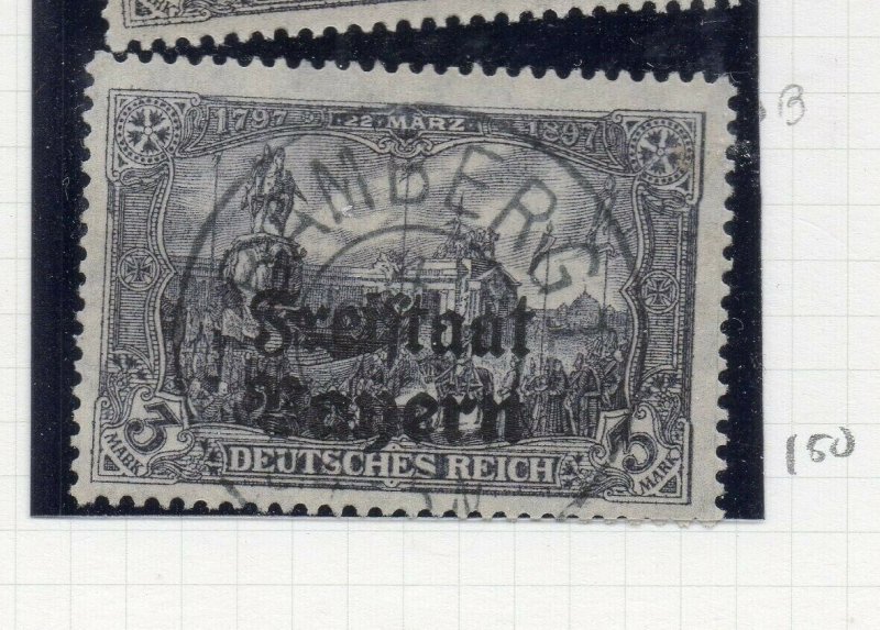 Bayern 1919 Early Issue Fine Used 3M. Optd NW-10694
