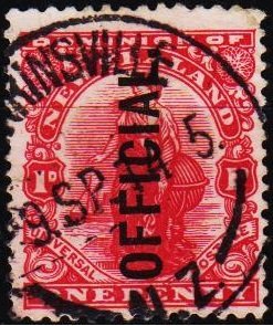 New Zealand. 1910 1d(Official) S.G.O78  Fine Used