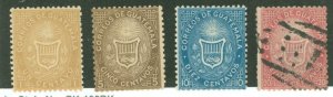 Guatemala #1-4 Unused Single (Complete Set)