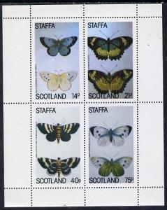 Staffa 1979 Butterflies (Clouded & Yellow, Garden Whi...