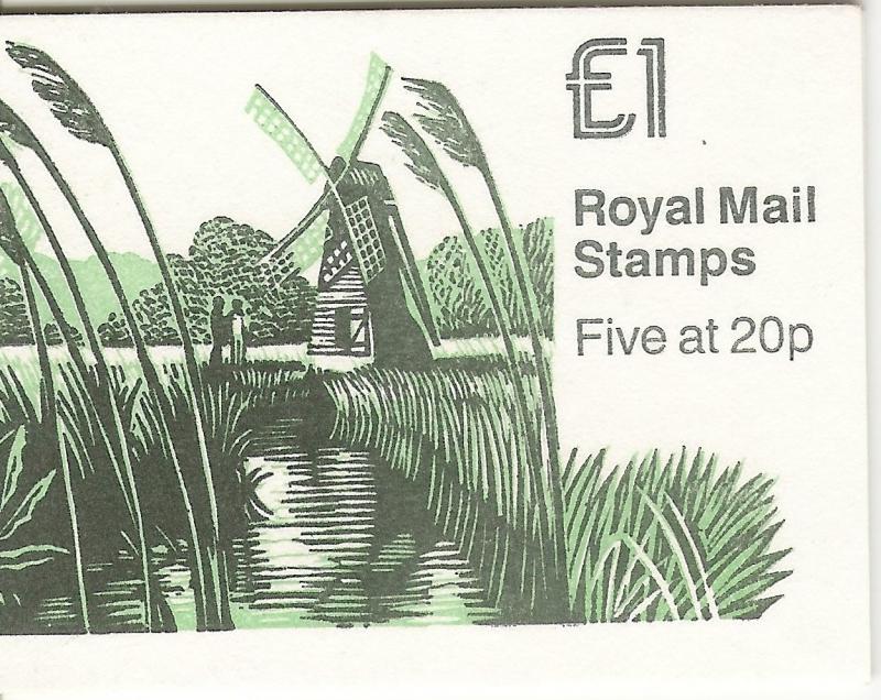 GB 1989 £1 FH18 Folded Booklet