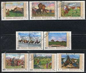 Mongolia; 1969: Sc. # 542-549: O/Used Cpl. Set