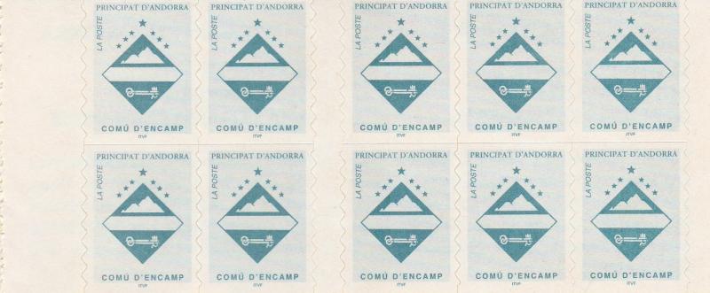 Andorra (Fr)  #477a  MNH  Booklet CV $17.50  (A10307L)