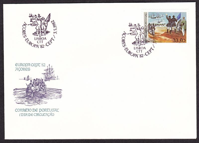 Azores Europa CEPT 1982 1v FDC SG#445 SC#333