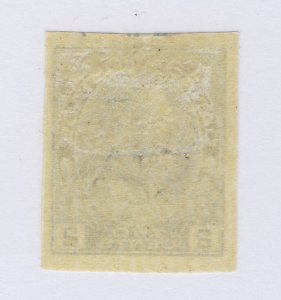 Canada WW1 Admiral Imperforate stamp; #137-2c MH VF. Guide Value= $50.00