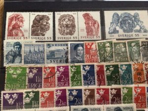 Sweden mounted mint or used stamps  A12383