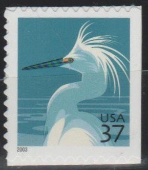 #3830, Single (E/R)  EGRET  MNH (37 cent)