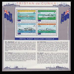 TRISTAN DA CUNHA 1978 - Scott# 250a S/S Royal Fleet NH