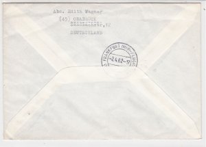 Luxembourg 1962 Ettelbruck monument Double Stamps & Cancels Amail Cover ref22745