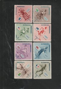 Republica  Dominicana  479-83, C100-C102 MNH Olimpiadas de 1956