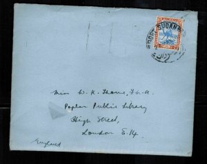 1938 Port to England First Flight Cover via Imperial Airways FFC with letter