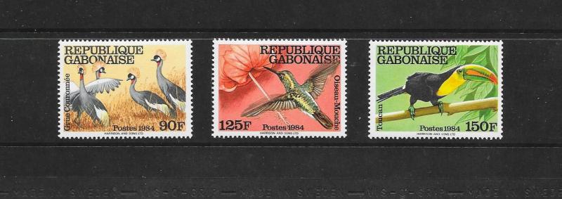 BIRDS - GABON #577-579