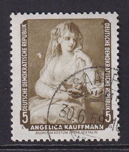 German Democratic Republic DDR #439 cancelled 1959 paintings 5pf
