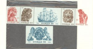 Sweden #825-30  Single (Complete Set)