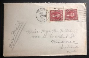 1941 Toronto Canada Patriotic cover to Winamac IN USA Always Be An England