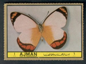 Ajman Butterfly MNH single