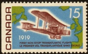 Canada 494 - Mint-H - 15c First Nonstop Transatlantic Flight (1969) (cv $1.90)