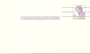 Scott#UY18 UPSS#MR28 Type 1 Folded US Postal Reply Card