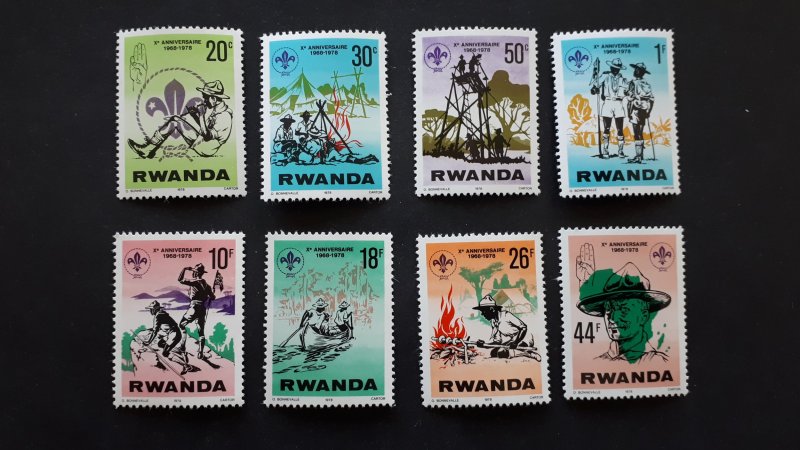 Scouts - Rwanda 1978. - Complete set ** MNH