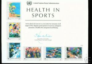 UN Sov Card - 1988 Health in Sports Mint Card