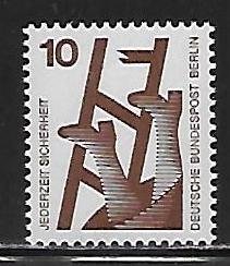 Germany West Berlin 9N327 Friedrich Gilly single MNH (*sch*)