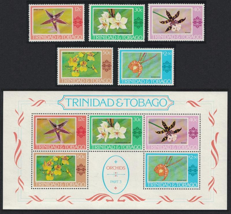 Trinidad and Tobago Orchids 5v+Sheetlet SG#483=MS499