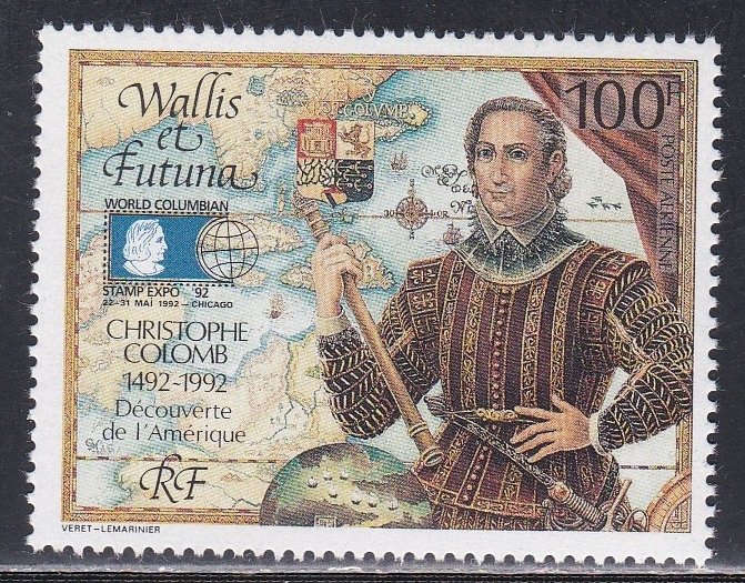 Wallis & Futuna # C169, Colombian Stamp Exposition, Mint NH, 1/2 Cat.