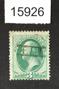 MOMEN: US STAMPS # 147 FANCY LADDER CANCEL USED LOT #15926