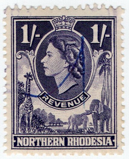 (I.B) Northern Rhodesia Revenue : Duty Stamp 1/-