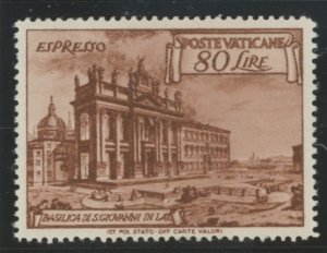 Vatican City #E12 Unused Single